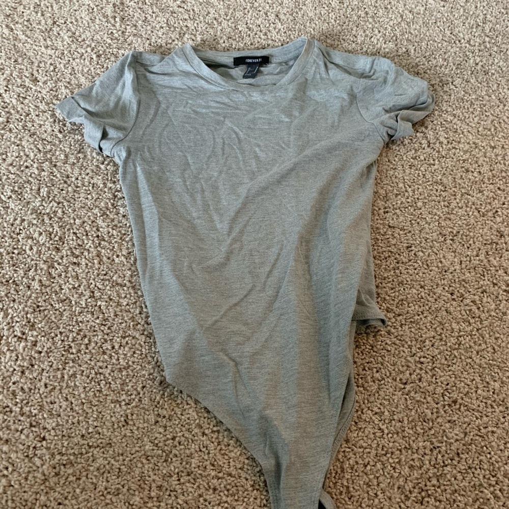Grey Body Suit